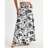 imageBTFBM Women Casual High Waist Wide Leg Pants 2026 Spring Summer Long Palazzo Pants Pocket Lounge Beach Vacation ClothesPrint Black