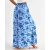imageBTFBM Women Casual High Waist Wide Leg Pants 2026 Spring Summer Long Palazzo Pants Pocket Lounge Beach Vacation ClothesPrint Blue