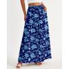 imageBTFBM Women Casual High Waist Wide Leg Pants 2026 Spring Summer Long Palazzo Pants Pocket Lounge Beach Vacation ClothesPrint Dark Blue
