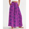 imageBTFBM Women Casual High Waist Wide Leg Pants 2026 Spring Summer Long Palazzo Pants Pocket Lounge Beach Vacation ClothesPrint Purple