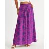 imageBTFBM Women Casual High Waist Wide Leg Pants 2026 Spring Summer Long Palazzo Pants Pocket Lounge Beach Vacation ClothesPrint Purple