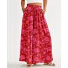 imageBTFBM Women Casual High Waist Wide Leg Pants 2026 Spring Summer Long Palazzo Pants Pocket Lounge Beach Vacation ClothesPrint Red