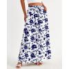 imageBTFBM Women Casual High Waist Wide Leg Pants 2026 Spring Summer Long Palazzo Pants Pocket Lounge Beach Vacation ClothesPrint White Blue