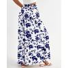 imageBTFBM Women Casual High Waist Wide Leg Pants 2026 Spring Summer Long Palazzo Pants Pocket Lounge Beach Vacation ClothesPrint White Blue