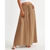 imageBTFBM Women Casual High Waist Wide Leg Pants 2026 Spring Summer Long Palazzo Pants Pocket Lounge Beach Vacation ClothesSolid Khaki