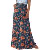 Print Dark Blue Orange