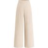 imageBTFBM Women High Waisted Wide Leg Pants Spring 2026 Business Casual Work Pants Loose Office Palazzo Trousers PocketsBeige
