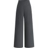 imageBTFBM Women High Waisted Wide Leg Pants Spring 2026 Business Casual Work Pants Loose Office Palazzo Trousers PocketsDark Grey