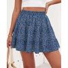imageBTFBM Summer Skirts for Women 2026 High Waist Flowy Shorts Underneath Boho Tiered Floral Tennis Skorts Casual Mini SkirtFloral Blue Purple