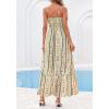 imageBTFBM Summer Dresses for Women 2026 Sleeveless Spaghetti Strap High Waist Boho Beach Vacation Clothes Spring Maxi DressPrint Green Yellow