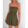imageBTFBM Summer Rompers For Women 2026 Casual One Piece Spaghetti Strap Sleeveless Shorts Jumpsuit Beach Vacation OutfitsArmy Green