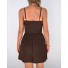 imageBTFBM Summer Rompers For Women 2026 Casual One Piece Spaghetti Strap Sleeveless Shorts Jumpsuit Beach Vacation OutfitsBrown