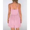 imageBTFBM Summer Rompers For Women 2026 Casual One Piece Spaghetti Strap Sleeveless Shorts Jumpsuit Beach Vacation OutfitsPink