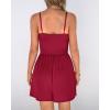 imageBTFBM Summer Rompers For Women 2026 Casual One Piece Spaghetti Strap Sleeveless Shorts Jumpsuit Beach Vacation OutfitsRed