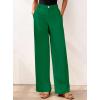 imageBTFBM Women Wide Leg Pants High Waisted Spring 2026 Business Casual Outfits Slacks Trousers Dressy Palazzo Pants PocketsGreen