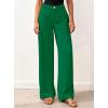 imageBTFBM Women Wide Leg Pants High Waisted Spring 2026 Business Casual Outfits Slacks Trousers Dressy Palazzo Pants PocketsGreen