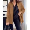 imageBTFBM Faux Suede Jacket Women Fall Fashion 2026 Leather Jackets Long Sleeve Button Down Winter Coats Shackets OuterwearKhaki