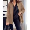 imageBTFBM Faux Suede Jacket Women Fall Fashion 2026 Leather Jackets Long Sleeve Button Down Winter Coats Shackets OuterwearLight Khaki