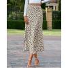 imageBTFBM Satin Skirts for Women Trendy Spring Summer 2026 High Waisted Leopard Print Cocktail Wedding Long Silk Midi SkirtApricot Black