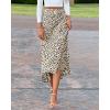 imageBTFBM Satin Skirts for Women Trendy Spring Summer 2026 High Waisted Leopard Print Cocktail Wedding Long Silk Midi SkirtApricot Black
