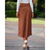 imageBTFBM Satin Skirts for Women Trendy Spring Summer 2026 High Waisted Leopard Print Cocktail Wedding Long Silk Midi SkirtBrick Red Black