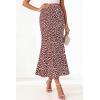 imageBTFBM Satin Skirts for Women Trendy Spring Summer 2026 High Waisted Leopard Print Cocktail Wedding Long Silk Midi SkirtDot Wine Red White