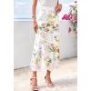 imageBTFBM Satin Skirts for Women Trendy Spring Summer 2026 High Waisted Leopard Print Cocktail Wedding Long Silk Midi SkirtFloral White