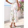 imageBTFBM Satin Skirts for Women Trendy Spring Summer 2026 High Waisted Leopard Print Cocktail Wedding Long Silk Midi SkirtFloral White