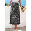 imageBTFBM Satin Skirts for Women Trendy Spring Summer 2026 High Waisted Leopard Print Cocktail Wedding Long Silk Midi SkirtPolka Dot Black White