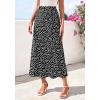 imageBTFBM Satin Skirts for Women Trendy Spring Summer 2026 High Waisted Leopard Print Cocktail Wedding Long Silk Midi SkirtPolka Dot Black White