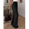 imageBTFBM Wide Leg Pants Woman Spring 2026 Pockets Loose Flowy Trousers Lounge Palazzo Pant Beach Vacation ClothesBlack