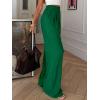 imageBTFBM Wide Leg Pants Woman Spring 2026 Pockets Loose Flowy Trousers Lounge Palazzo Pant Beach Vacation ClothesGreen