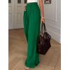 imageBTFBM Wide Leg Pants Woman Spring 2026 Pockets Loose Flowy Trousers Lounge Palazzo Pant Beach Vacation ClothesGreen