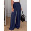 imageBTFBM Wide Leg Pants Woman Spring 2026 Pockets Loose Flowy Trousers Lounge Palazzo Pant Beach Vacation ClothesNavy