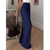 imageBTFBM Wide Leg Pants Woman Spring 2026 Pockets Loose Flowy Trousers Lounge Palazzo Pant Beach Vacation ClothesNavy