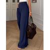 imageBTFBM Wide Leg Pants Woman Spring 2026 Pockets Loose Flowy Trousers Lounge Palazzo Pant Beach Vacation ClothesNavy
