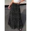 imageBTFBM Womens Boho Maxi Skirt 2026 Summer Floral High Waisted Flowy Tiered Long Spring Beach Vacation Skirts PocketsBlack