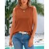 imageBTFBM Womens Sleeveless Sweater Vest 2026 Summer Crew Neck Ribbed Knit Lightweight Pullover Casual Loose Fit Tank TopsCaramel