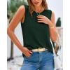 imageBTFBM Womens Sleeveless Sweater Vest 2026 Summer Crew Neck Ribbed Knit Lightweight Pullover Casual Loose Fit Tank TopsDark Green