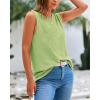 imageBTFBM Womens Sleeveless Sweater Vest 2026 Summer Crew Neck Ribbed Knit Lightweight Pullover Casual Loose Fit Tank TopsMint Green