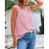 imageBTFBM Womens Sleeveless Sweater Vest 2026 Summer Crew Neck Ribbed Knit Lightweight Pullover Casual Loose Fit Tank TopsPink