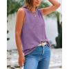 imageBTFBM Womens Sleeveless Sweater Vest 2026 Summer Crew Neck Ribbed Knit Lightweight Pullover Casual Loose Fit Tank TopsPurple