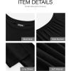 imageBTFBM Womens Spring Fashion 2026 Long Sleeve Boat Neck Mini Dress Slim Fit Party Club Short Tight Basic Bodycon DressesBlack