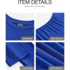 imageBTFBM Womens Spring Fashion 2026 Long Sleeve Boat Neck Mini Dress Slim Fit Party Club Short Tight Basic Bodycon DressesBlue