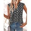 imageBTFBM Womens Summer Tops Dressy Casual 2026 Floral Eyelet Sleeveless Button Down Shirts Boho Beach Vacation OutfitsBlack