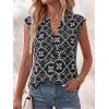 imageBTFBM Womens Summer Tops Dressy Casual 2026 Floral Eyelet Sleeveless Button Down Shirts Boho Beach Vacation OutfitsBlack