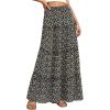 imageBTFBM Floral Maxi Skirts for Women Summer Spring 2026 Elastic Waist Tiered Flowy Beach Vacation Boho Midi Long SkirtFloral Black Yellow