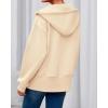 imageBTFBM Hoodies for Women Zip Up jacket Drawstring Spring Fashion 2026 Trendy Long Sleeve Sweatshirt Clothing OutfitsBeige