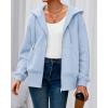 imageBTFBM Hoodies for Women Zip Up jacket Drawstring Spring Fashion 2026 Trendy Long Sleeve Sweatshirt Clothing OutfitsLight Blue