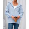 imageBTFBM Hoodies for Women Zip Up jacket Drawstring Spring Fashion 2026 Trendy Long Sleeve Sweatshirt Clothing OutfitsLight Blue